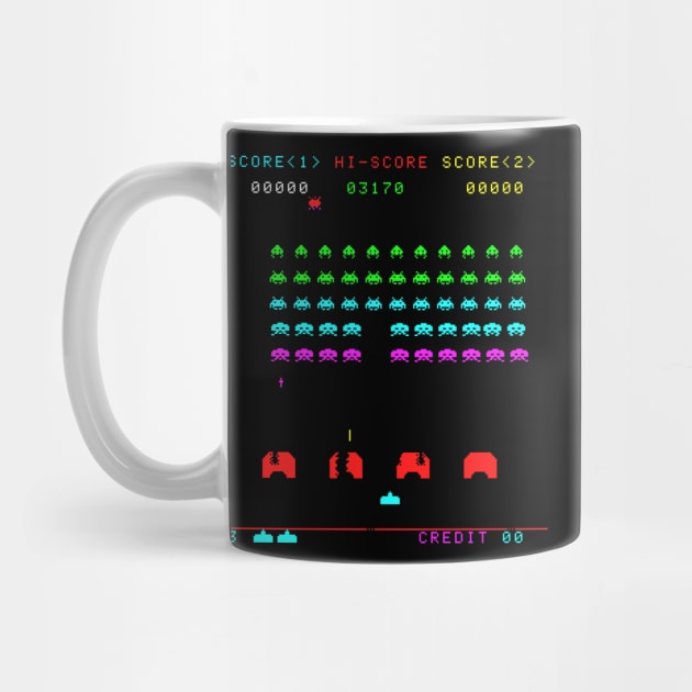 Colorful Space Invaders by taguzga